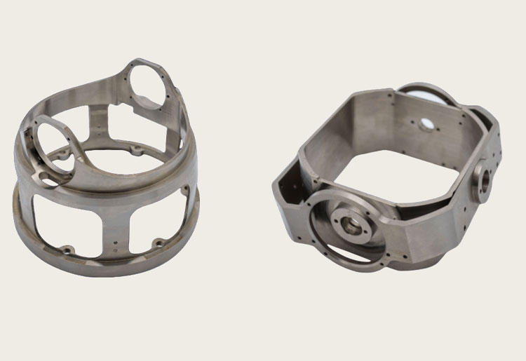 Five axis machining of aviation parts